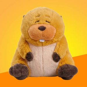Hoppers Beaver Plush(Sitting Yellow)